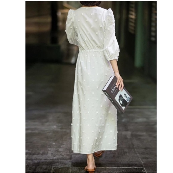 Maje White Embroidered Dress - Picture 3 of 16